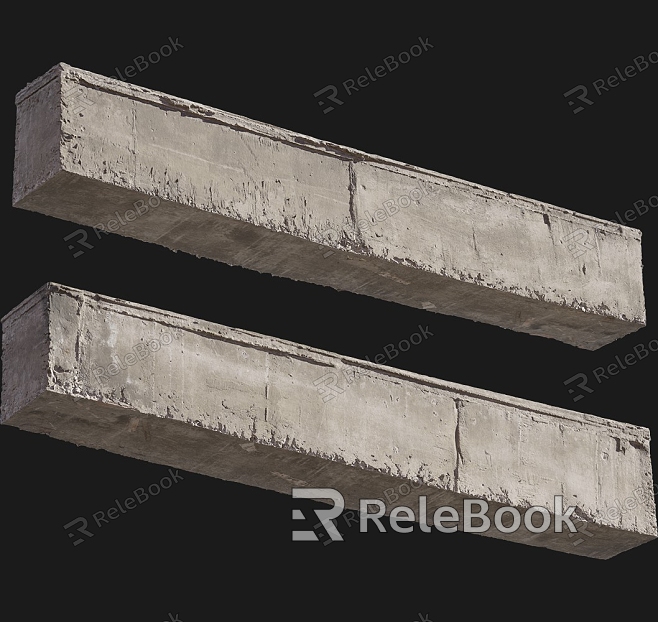 concrete beam construction beam cement column square cement column model