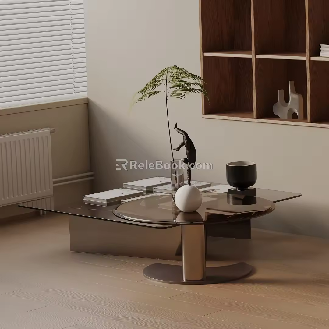 Modern coffee table 3d model