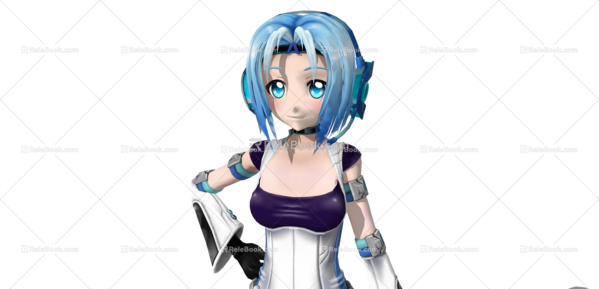 Modern Game Characters Anime Characters 3d model