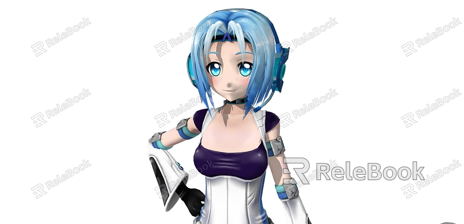 Modern Game Characters Anime Characters model