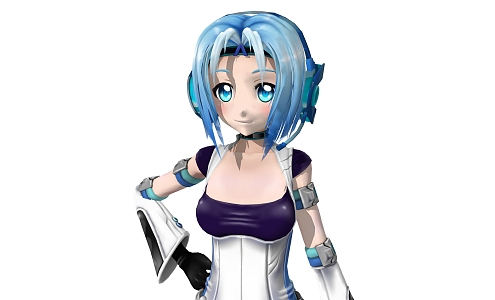 Modern Game Characters Anime Characters 3d model