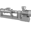 Industrial Screw Pump Mechanical Equipment With Motor Drive And Steel Construction