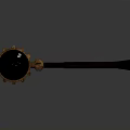 Heavy Duty Decorative Hammer with Blue Gold Accents and Black Handle
