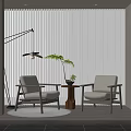 Leisure sofa combination 3d model