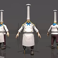 One Piece Zepp Red Foot Chef Pirates Group 3d model