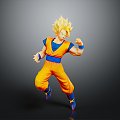 Monkey King Monkey King Dragon Ball Goku Dragon Ball Figure Game Figure Game Role Realistic Figure 3d model