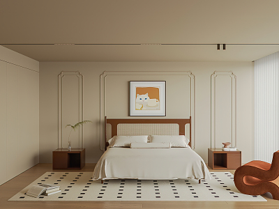 Modern Bedroom 3d model