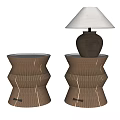 Table Lamp Reading Lampshade Table Lamp Coffee Table Side Table Low Table Round Side Table Bedside Table 3d model