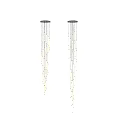 Modern Hanging Pendant Lights With Vertical Tube Design For Interior Decoration