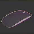 Apple Wireless Mouse A Sleek Gray Daily Necessity With Slim Design 3d model