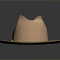 Peach Colored Wide Brimmed Hat Classic Design Soft Texture Stylish Accessory For Casual Wear