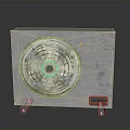 ACES Industrial Fan Equipment With White Casing Metal Blades And Red Base Parts