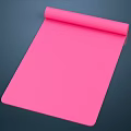 Pink Non Slip Yoga Mat Exercise Equipment For Home Fitness Workouts