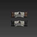 Modern Pillow Sofa Pillow 3d model