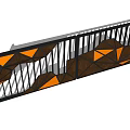 Modern Gate 3d model