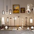 Modern Lighting Combinations With Pendant Lights Table Lamps And Floor Lamps