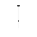 Modern Hanging Pendant Light With Transparent Glass Twisted Design For Living Room Decor