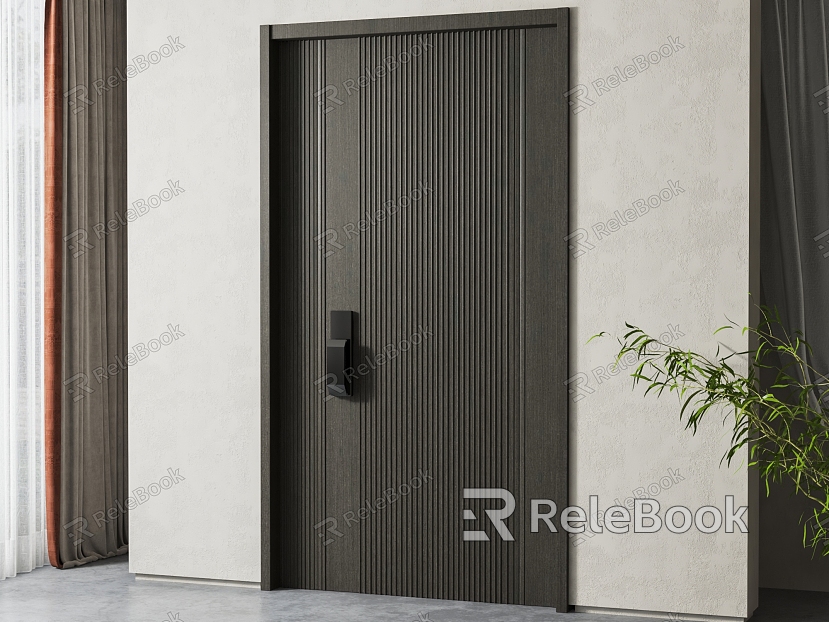 Modern security door entry door model