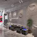 Quiet Milk Tea Shop 3d model