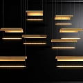 Modern Golden Pendant Lights With Various Contemporary Shapes And Elegant Lighting