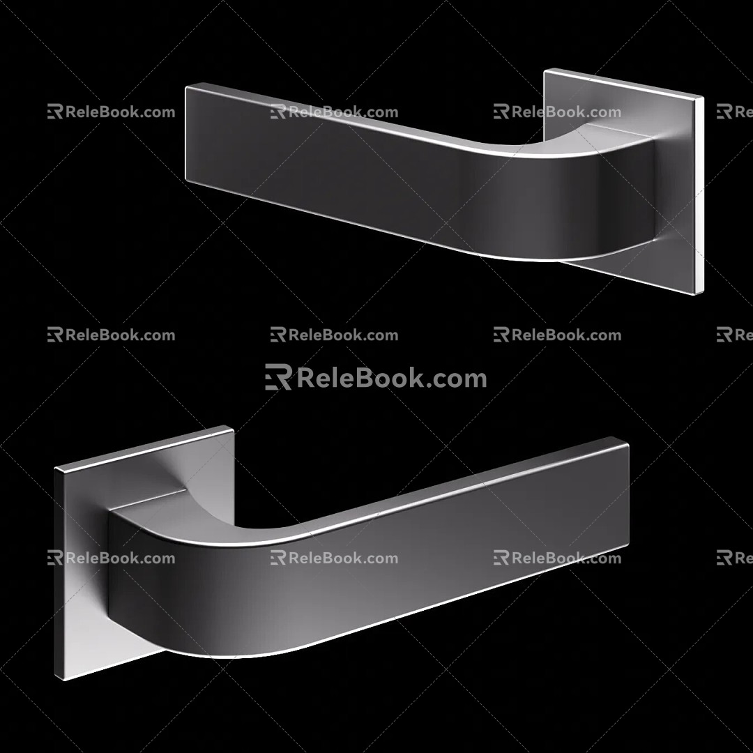 Door handle handle 3d model