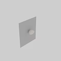 Modern White Textured Pendant Light with Unique Curved Shape and Warm Glow in Minimalist Interior