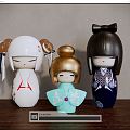 Japanese-style Doll Clothing Doll Ornaments 3d model