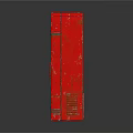 Two Red Cellinum Vending Machines With Retro Design And Front