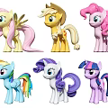 Colorful Pony Dolls Collection With Vibrant Mane Tails And Unique Designs