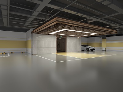 Parking 3d model