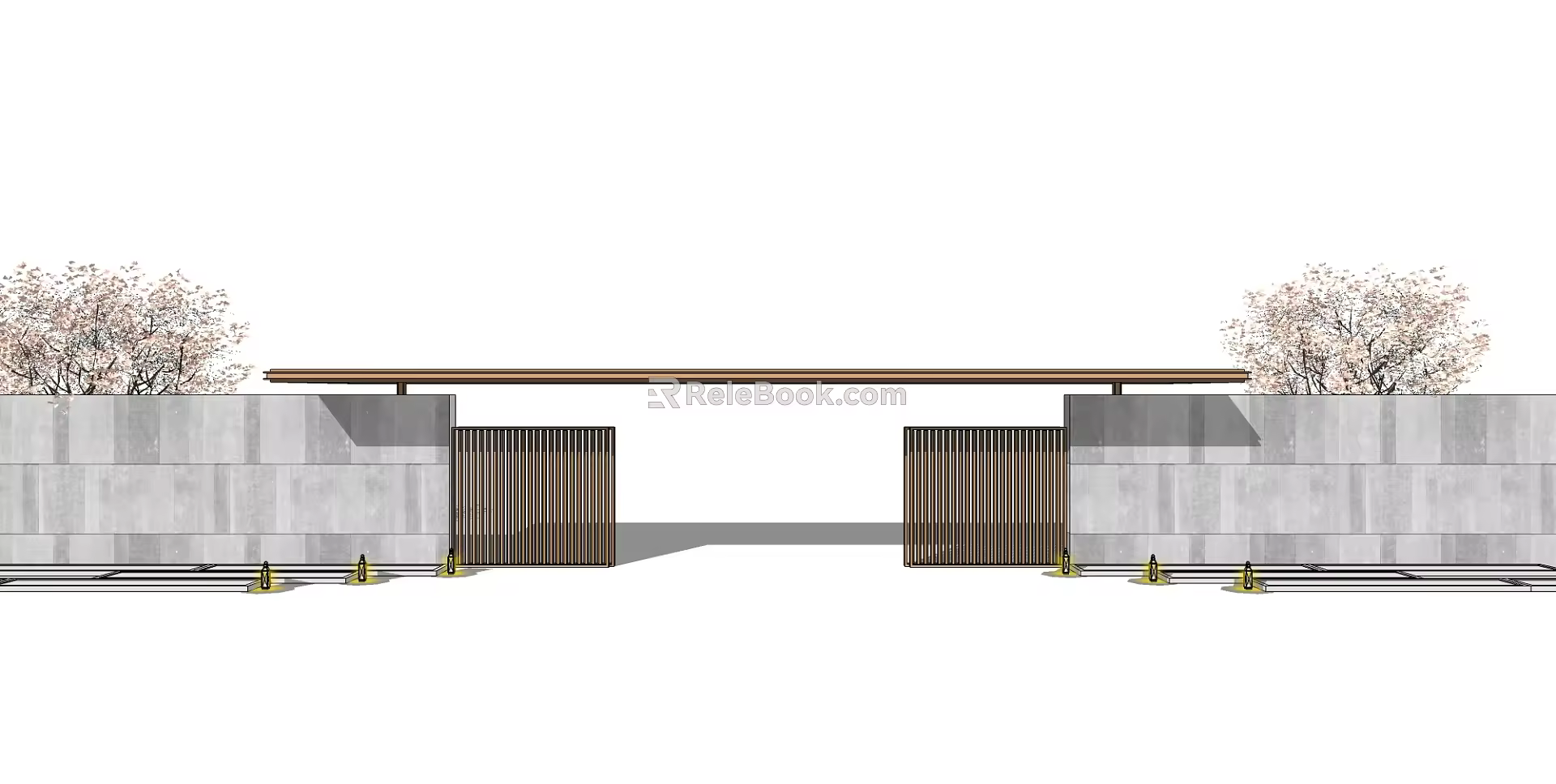 Modern Gate 3d model