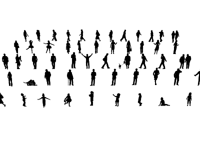 black figure 3d model
