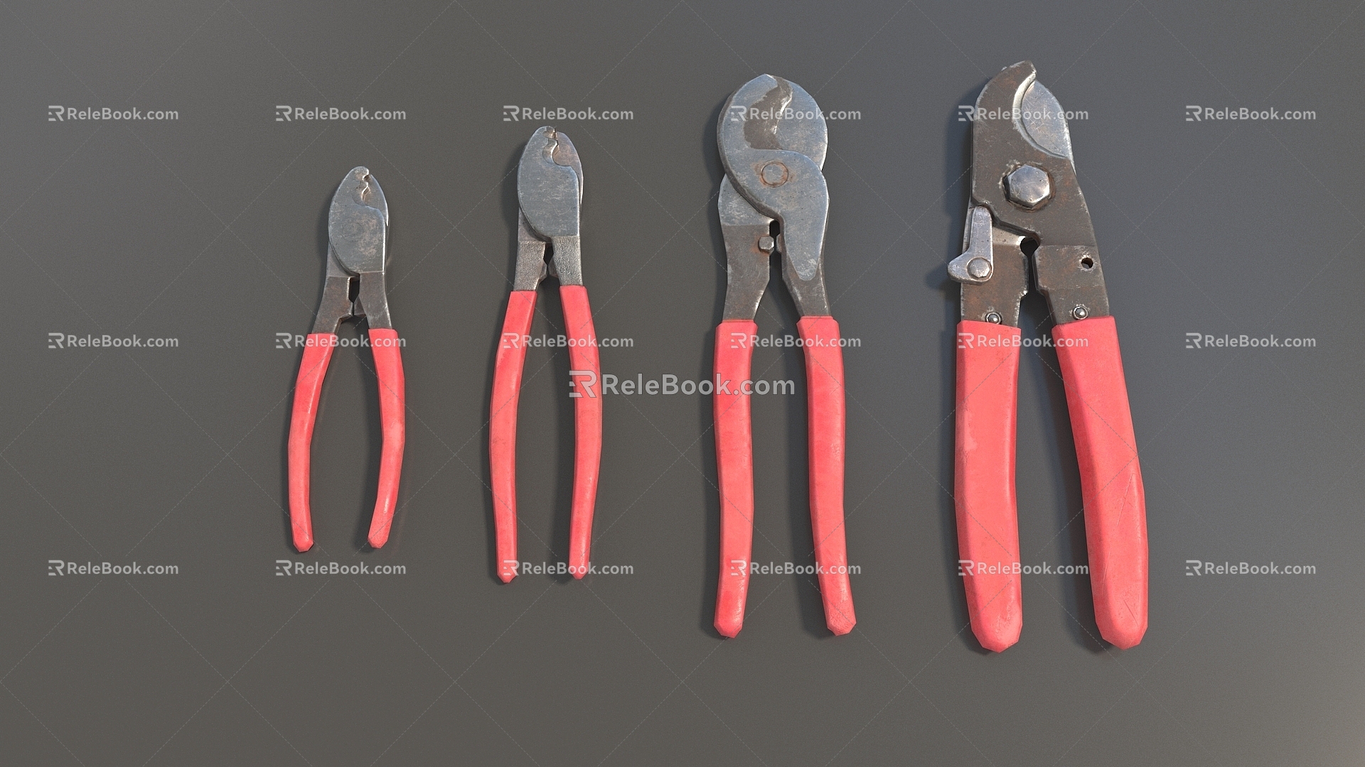 Cable cutting wire cutters wire cutters hardware tools low face number low model simple model game sub-era film and television level super realistic high precision 3d model