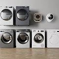 Modern washing machine washing machine combination 3d model