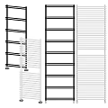 Black and White Vertical Radiator Various Designs for Home Indoor Heating Systems