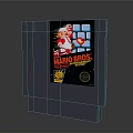 Colorful Food Themed Wario Bros Game Cartridge With Retro Design Elements
