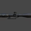 Tactical Weapon Rifle Scope With High Precision Adjustable Optical Lens For Long Range Shooting 3d model