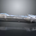 Modern Water Vessel With Metallic Structure Futuristic Design And Streamlined Shape