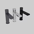 Sleek Black Modern Faucet With Long Spout And Textured Handle Design
