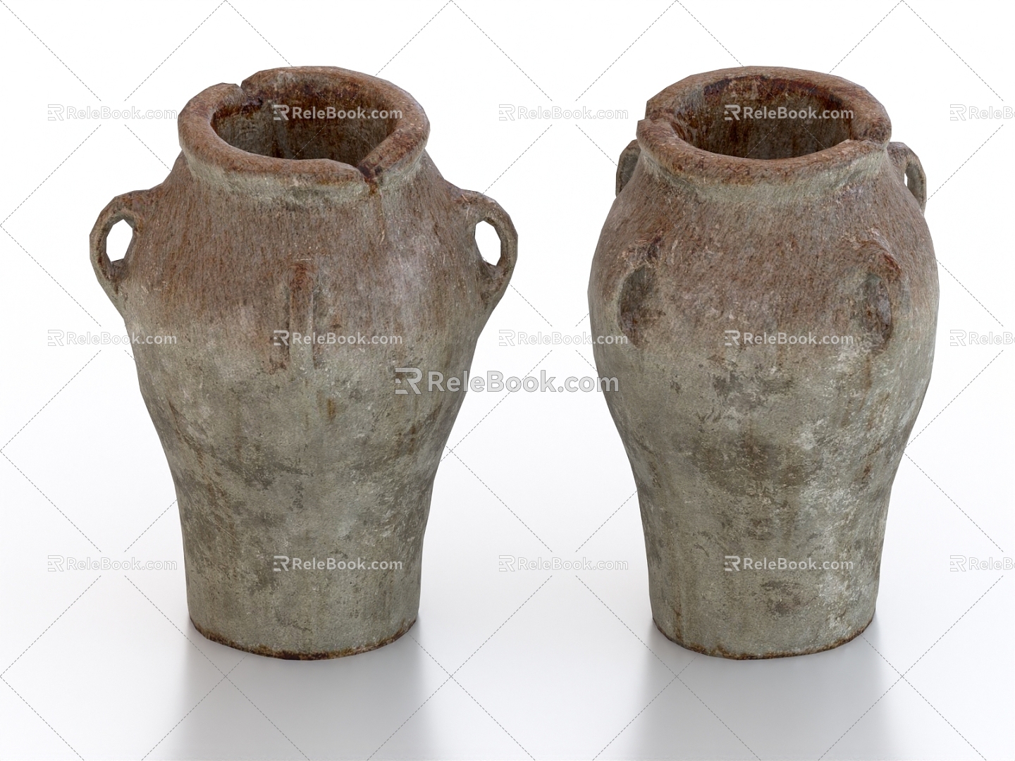 Pottery Pot Pottery Pot Clay Pot Pottery Pot Porcelain Vase Antique Cultural Relics 3d model