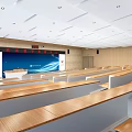 Simple school wisdom classroom 3d model