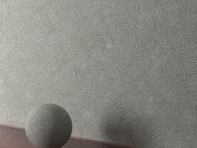 Simple micro-cement wall surface 3d model