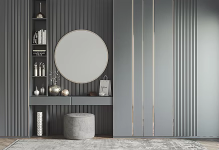 Modern wardrobe dresser 3d model