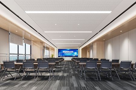 Modern Conference Room 3d model