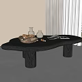 Quiet tea table 3d model