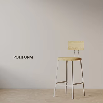 Modern Bar Chair 3d model