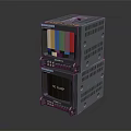 Schneider Electronic Control Module With Stacked Design And Colorful Display Screen 3d model