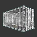 Blue UNITOL Container Building Structure With Industrial Design For Modern Construction Projects