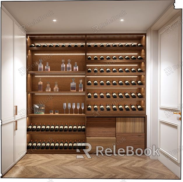 Modern Wine Cellar Home Wine Cellar model