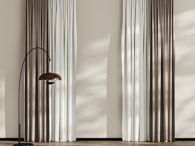 Curtain Window Screen 3d model